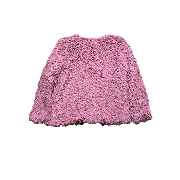 Ashley Stewart Teddy Jacket Women’s 14/16 Barbie Pink Fluffy Bratz Material Girl - Picture 2 of 7
